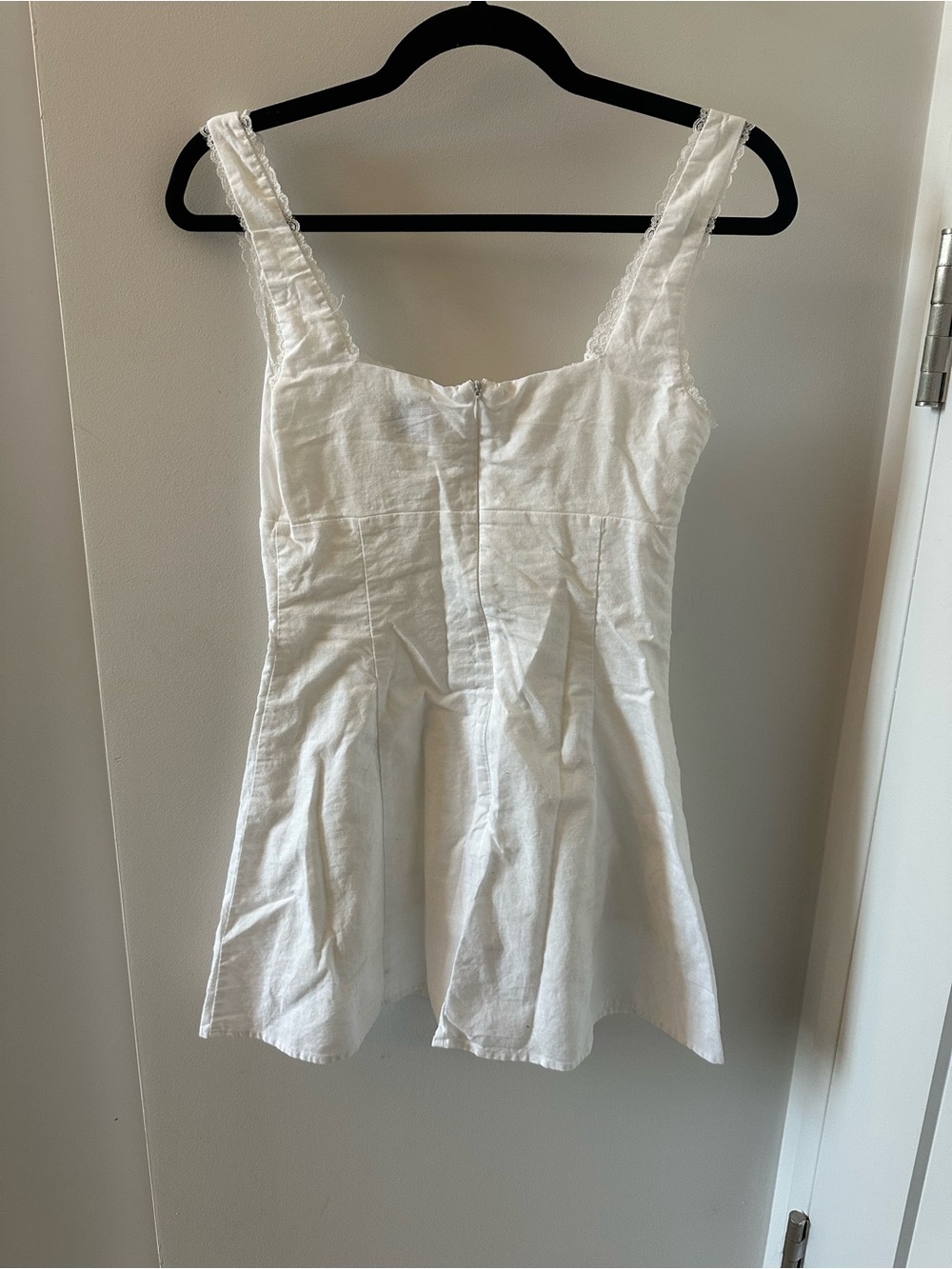Peppermayo White Lace Trim Cami Dress - Picture 4 of 5